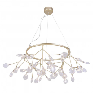 Подвесная люстра Crystal Lux Evita SP45 D Gold/Transparent