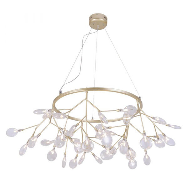 Подвесная люстра Crystal Lux Evita SP45 D Gold/Transparent Подвесная люстра Crystal Lux Evita SP45 D Gold/Transparent