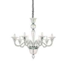 Подвесная люстра Ideal Lux Brigitta SP8 Trasparente 199382