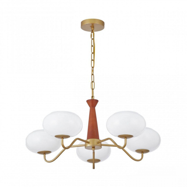 Подвесная люстра Arte Milano Napoli 310166/D680/5 BS/WD Подвесная люстра Arte Milano Napoli 310166/D680/5 BS/WD