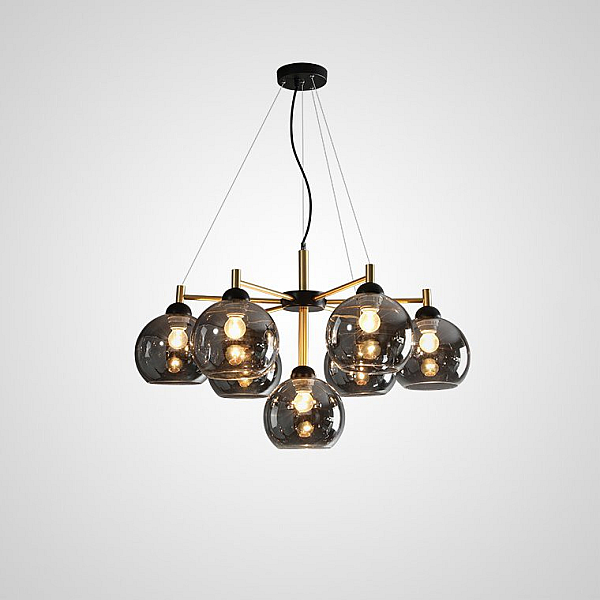 Подвесная люстра Imperium Loft Etna D57 Amber 344131-26