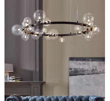 Люстра подвесная Alfa Light F2024-19 G9 Чёрный