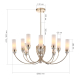 Подвесная люстра ST Luce Elegra SL1402.253.10