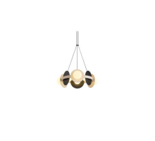 Люстра подвесная Alfa Light F3924-13 black+wh ite 6/30W6/30W D60*H12 0