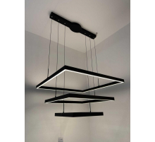 Люстра подвесная Alfa Light F3924-54 black 150W 80*80*H1 50