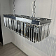 Подвесная люстра Imperium Loft Rh 1920S Odeon Clear Glass Fringe Chrome 228792-22