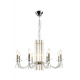 Подвесная люстра Crystal Lux AURELIO SP8 GOLD+CHROME/TRANSPARENT