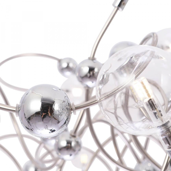 Подвесная люстра Crystal Lux Medusa SP30 Chrome Подвесная люстра Crystal Lux Medusa SP30 Chrome