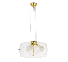 Подвесная люстра Lumina Deco Globo LDP 6018-500 PR+F.GD