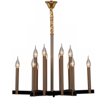 Подвесная люстра Illumico IL2265-12POR-79 BK GD