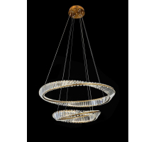 Люстра подвесная Alfa Light F4024-70 φ800+500 GD LED 100+100W