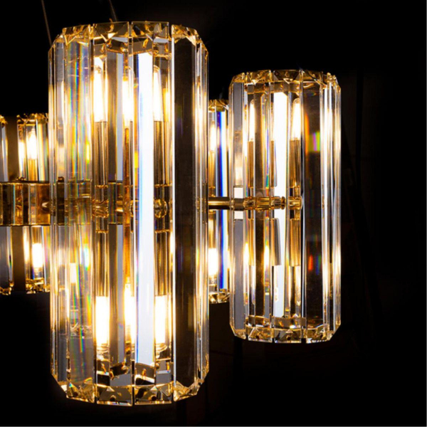 Подвесная люстра Arte Lamp Santorini A1049SP-16GO Подвесная люстра Arte Lamp Santorini A1049SP-16GO