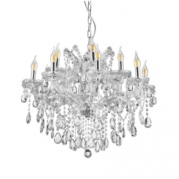 Подвесная люстра Lumina Deco Eliza LDP 7029-8+4 CHR Подвесная люстра Lumina Deco Eliza LDP 7029-8+4 CHR