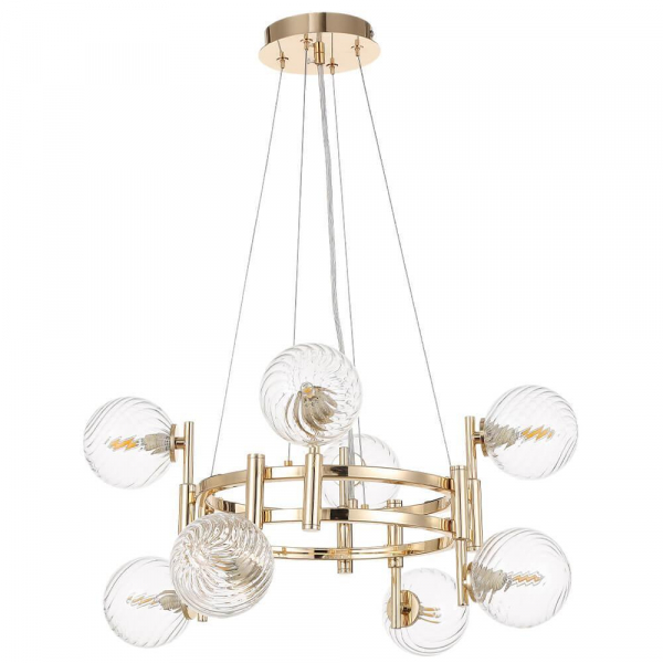 Подвесная люстра Crystal Lux Luxury SP8 Gold Подвесная люстра Crystal Lux Luxury SP8 Gold