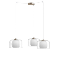 Подвесная люстра 33 Идеи PND.114.03.07.002.NI-S.28.TR-S.02.WH