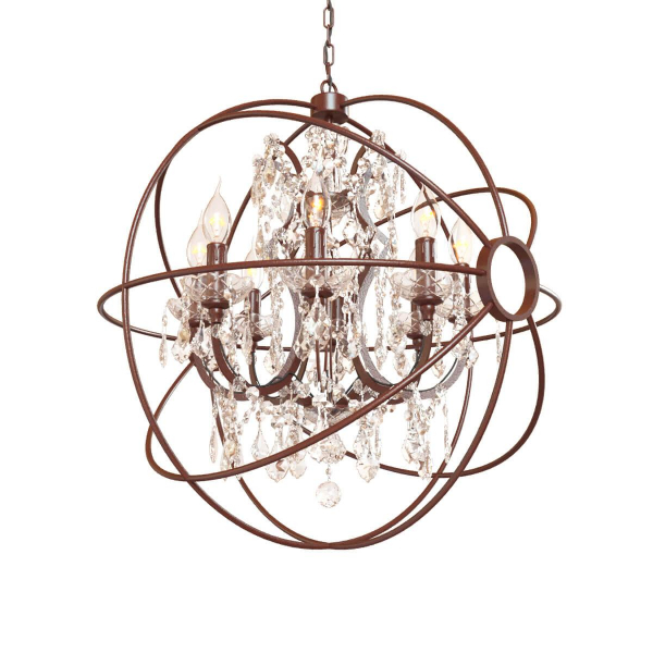 Подвесная люстра Loft IT Foucaults Orb Crystal Loft1897/8 Подвесная люстра Loft IT Foucaults Orb Crystal Loft1897/8