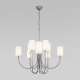 Подвесная люстра Eurosvet Abbey 60164/10 никель Smart