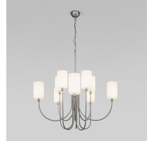 Подвесная люстра Eurosvet Abbey 60164/10 никель Smart