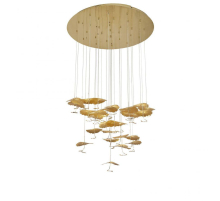 Подвесная светодиодная люстра iLedex Lotus 8827P-19 BR