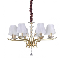 Подвесная люстра Ideal Lux Pegaso SP8 Ottone Satinato 197739