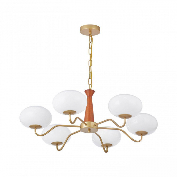 Подвесная люстра Arte Milano Napoli 310166/D780/6 BS/WD Подвесная люстра Arte Milano Napoli 310166/D780/6 BS/WD