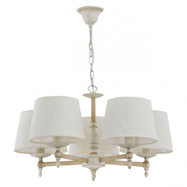 Подвесная люстра Adilux Roksana White 18535 Подвесная люстра Adilux Roksana White 18535