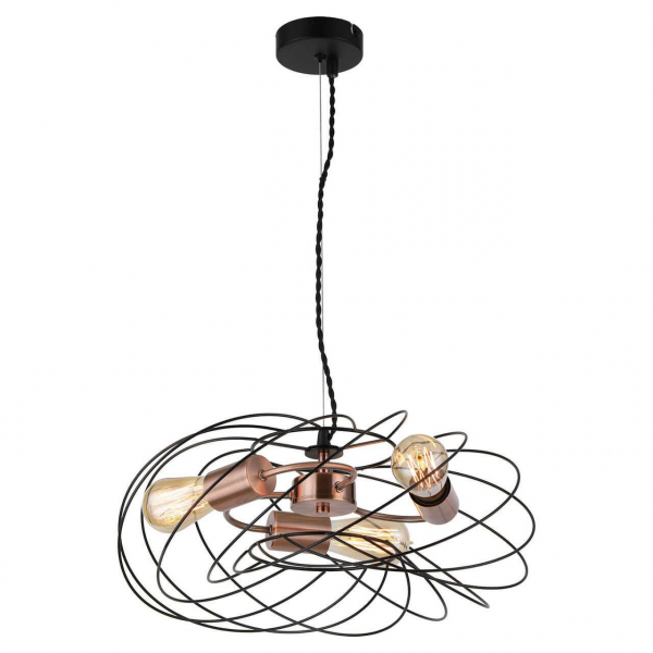 Подвесная люстра Lussole Loft Brooks GRLSP-8246 Подвесная люстра Lussole Loft Brooks GRLSP-8246