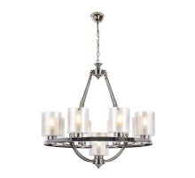 Подвесная люстра Lumina Deco Santini LDP 1220-9 CHR+WT