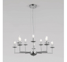 Подвесная люстра Eurosvet Cariso 60150/10 хром