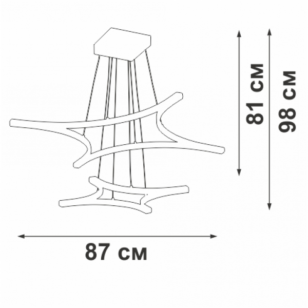 Люстра Vitaluce V2511DT-0/4+4S Люстра Vitaluce V2511DT-0/4+4S