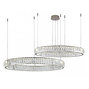 Горизонтальная композиция Newport 8240 из двух колец хром №16 S8240_034CH