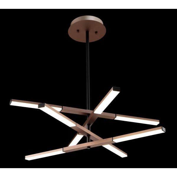 Подвесная люстра Crystal Lux HI-WAY SP8 COFFEE Подвесная люстра Crystal Lux HI-WAY SP8 COFFEE