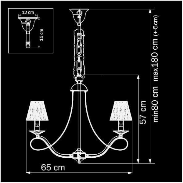 Подвесная люстра Osgona Riccio 705062 Подвесная люстра Osgona Riccio 705062