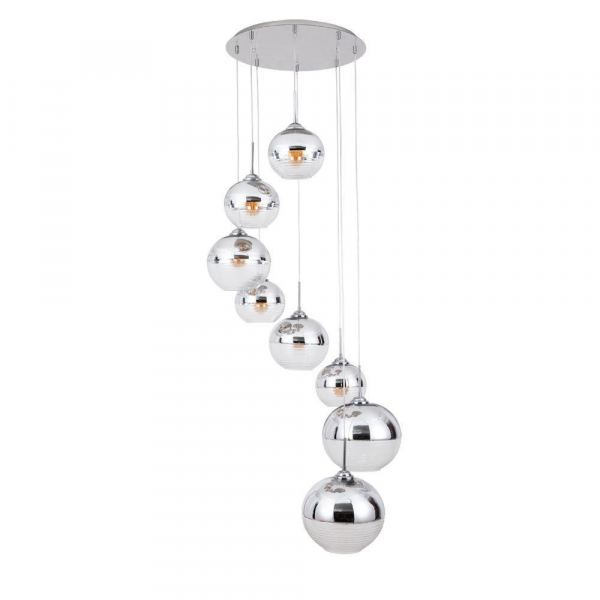 Подвесная люстра Arte Lamp Wave A7760SP-8CC Подвесная люстра Arte Lamp Wave A7760SP-8CC