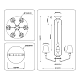 Люстра Ambrella Light HIGH LIGHT LH75401