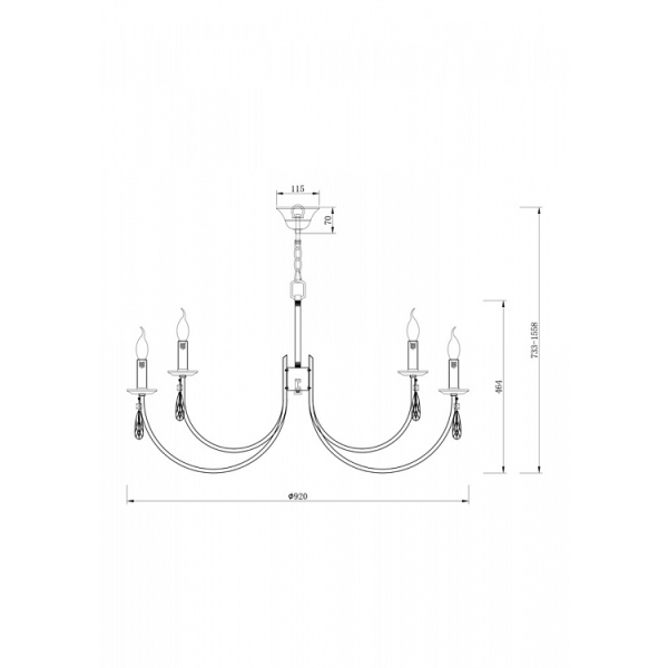 Подвесная люстра Freya Forte FR1006PL-12N