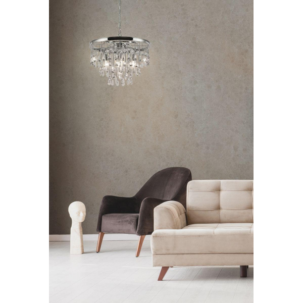 Подвесная люстра Maytoni Linn MOD091PL-05CH Подвесная люстра Maytoni Linn MOD091PL-05CH