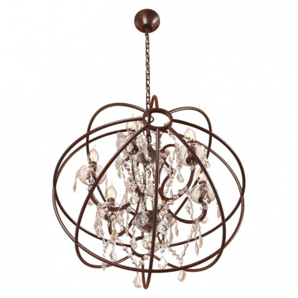Подвесная люстра Loft IT Foucaults Orb Crystal Loft1897/6 Подвесная люстра Loft IT Foucaults Orb Crystal Loft1897/6