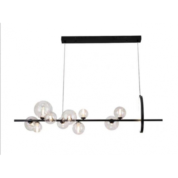 Люстра подвесная Alfa Light F4324-18 L120 black Люстра подвесная Alfa Light F4324-18 L120 black