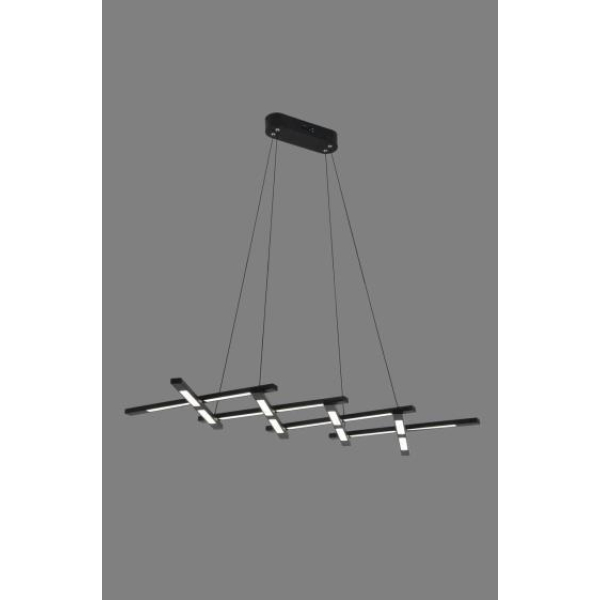 Люстра подвесная Alfa Light F3924-01 black 80W 120*37*H 120