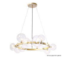 Подвесная люстра Crystal Lux Agata SP15 V2 Gold/Transparente