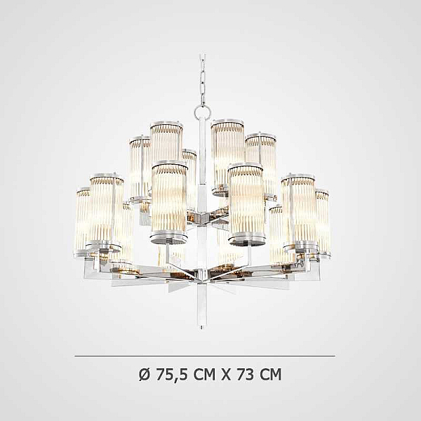 Подвесная люстра Imperium Loft Сilindery Silver D75 306856-23