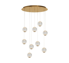 Подвесная светодиодная люстра Maytoni Sapphire MOD293PL-L56BS3K