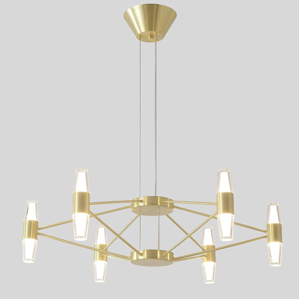 Подвесная люстра Crystal Lux DOROTEA SP6 GOLD Подвесная люстра Crystal Lux DOROTEA SP6 GOLD