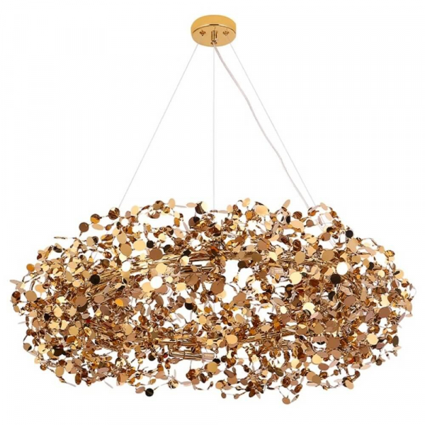 Подвесная люстра Crystal Lux GARDEN SP16 D800 GOLD Подвесная люстра Crystal Lux GARDEN SP16 D800 GOLD