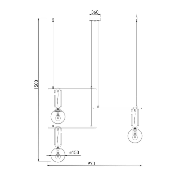Подвесная люстра Eurosvet Riche 70143/3 белый Подвесная люстра Eurosvet Riche 70143/3 белый