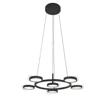 Подвесная светодиодная люстра Crystal Lux CLT 027C6 D700 BL