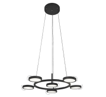 Подвесная светодиодная люстра Crystal Lux CLT 027C6 D700 BL