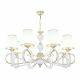 Подвесная люстра Arte Milano Florentia-2387 302387/8 Wh/Gd