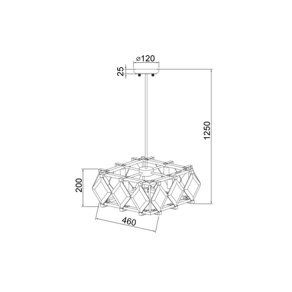 Подвесная люстра Vele Luce Vittoria VL3053L04 Подвесная люстра Vele Luce Vittoria VL3053L04